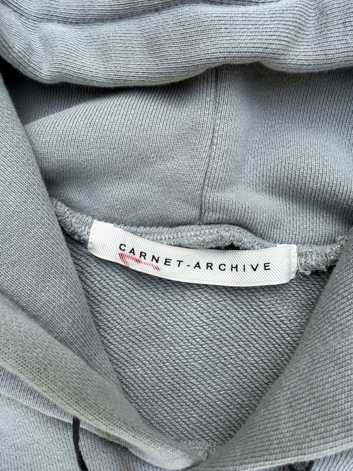 Other Rare Carnet-Archive Gray Hoodie Sweater Avantgarde Design Size US L / EU 52-54 / 3 - 4 Thumbnail