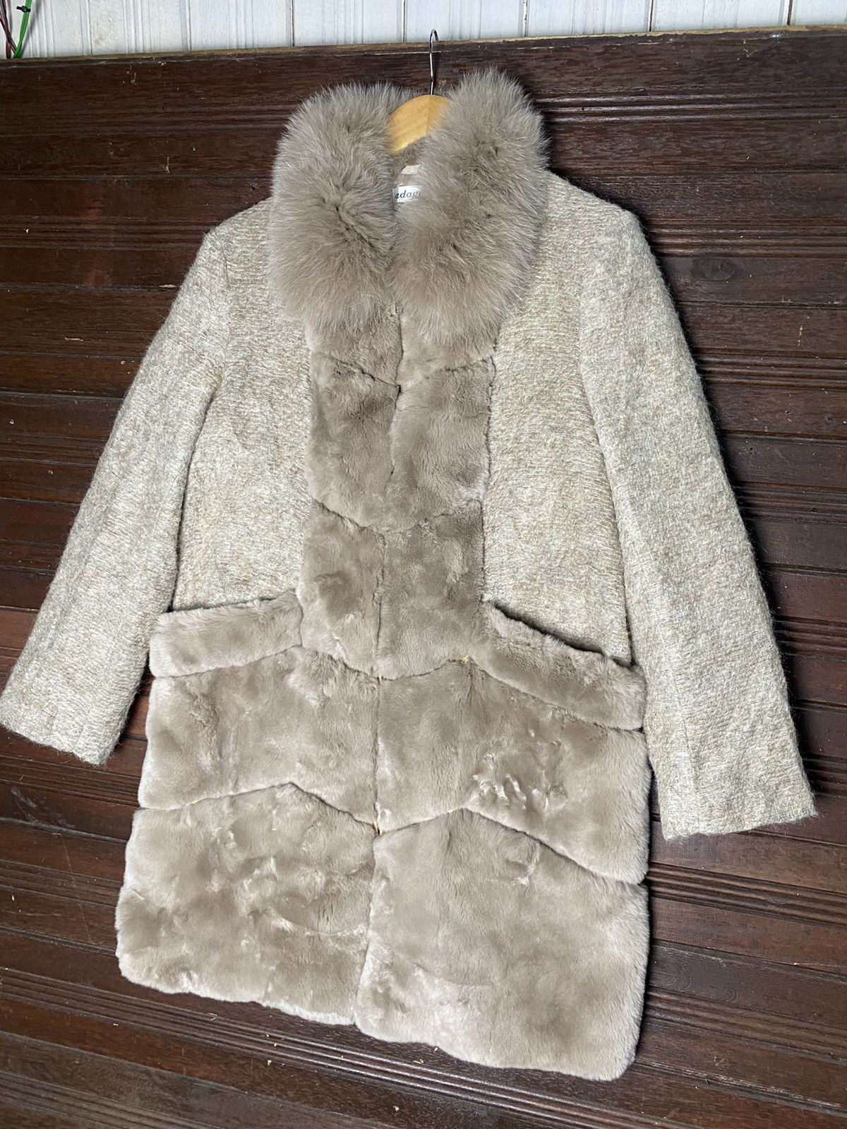 Japanese Brand Vintage Adagietto Faux Fur Jacket Size US M / EU 48-50 / 2 - 6 Thumbnail