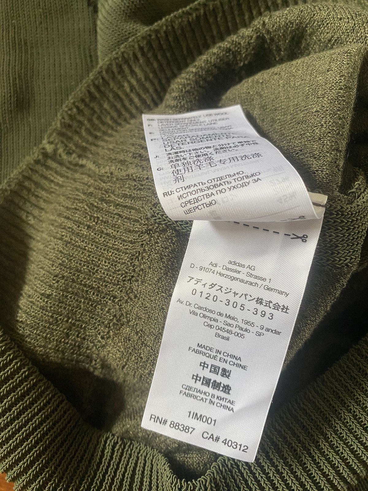 Adidas × Y-3 × Yohji Yamamoto Long-sleeved Jumper by adidas x Y-3 Size US L / EU 52-54 / 3 - 8 Thumbnail