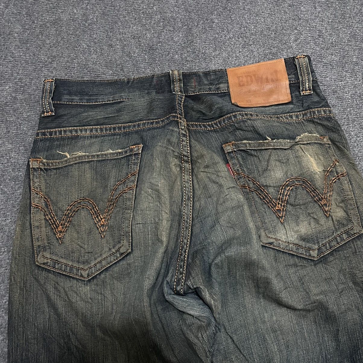 Hysteric Glamour × If Six Was Nine × Le Grande Bleu (L.G.B.) Edwin Exclusive Vintage Rusty Denim Size US 37 - 2 Thumbnail