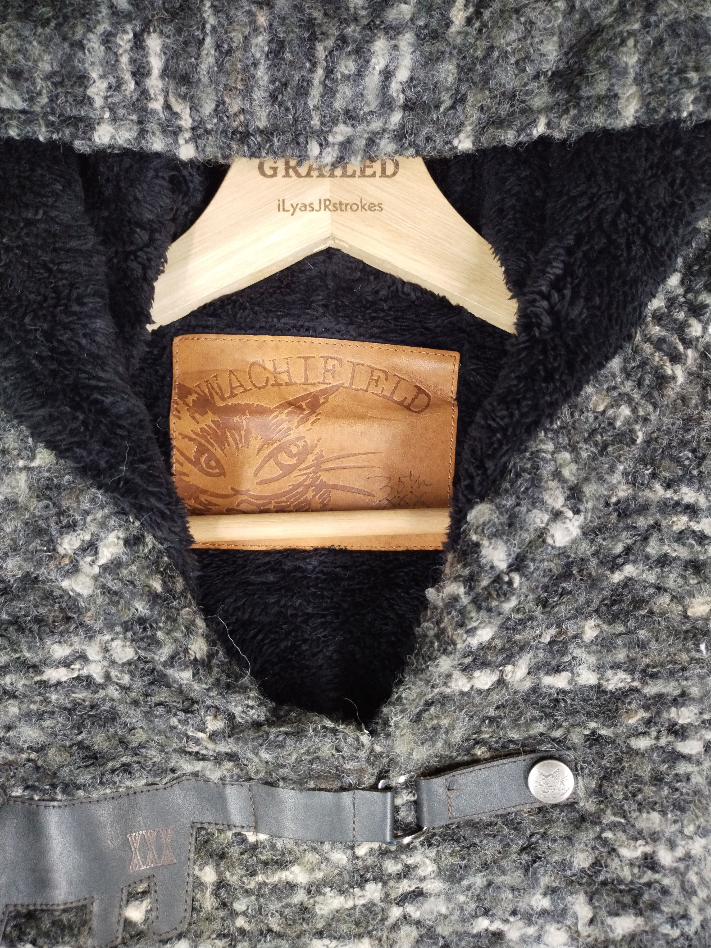 Japanese Brand × Ne-Net Vtg Wachifield Wool Coat Jacket Size M / US 6-8 / IT 42-44 - 8 Thumbnail