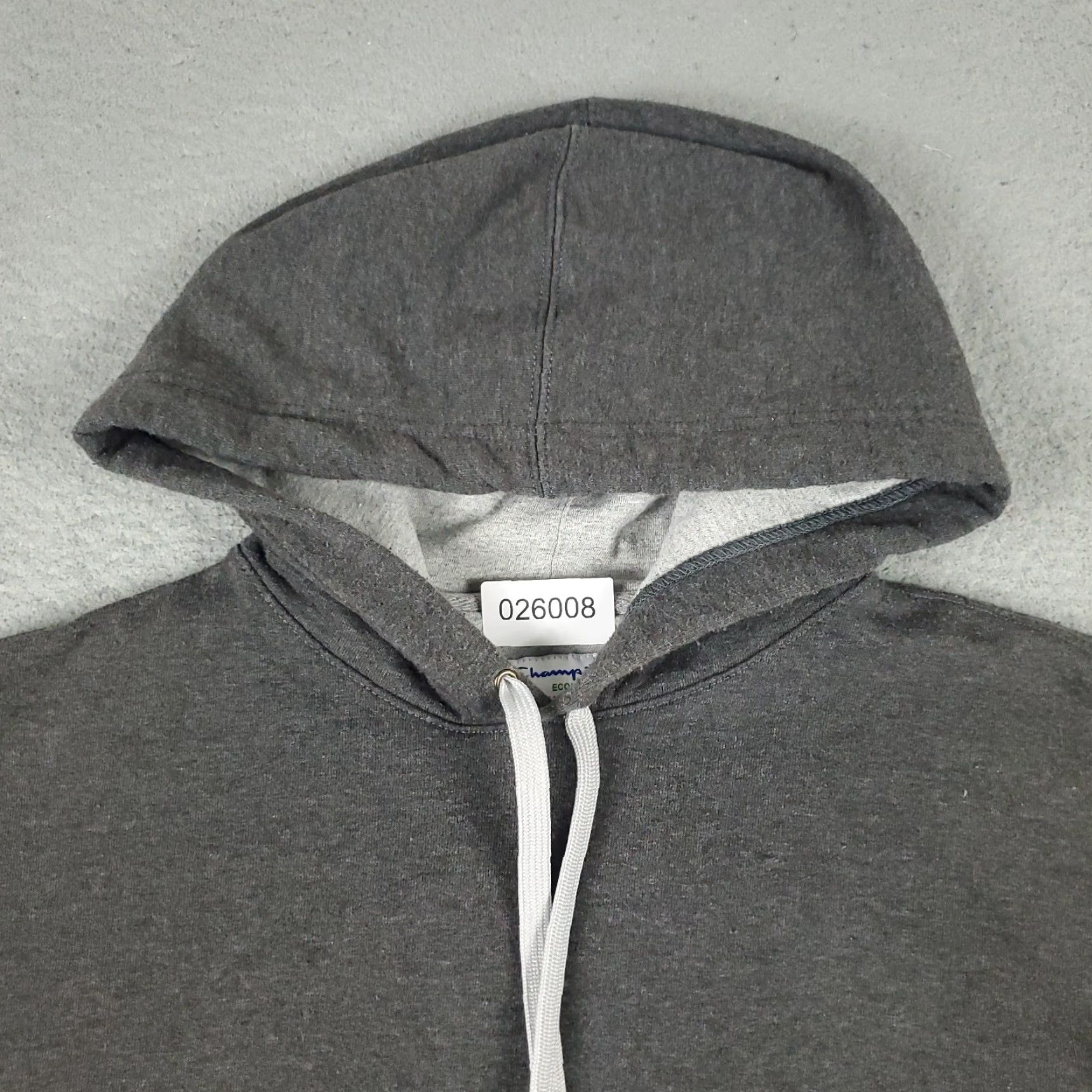 Champion VINTAGE Champion Men's Large Gray Pullover Hoodie Sweater Casual Sports Activewear Size US L / EU 52-54 / 3 - 2 Thumbnail
