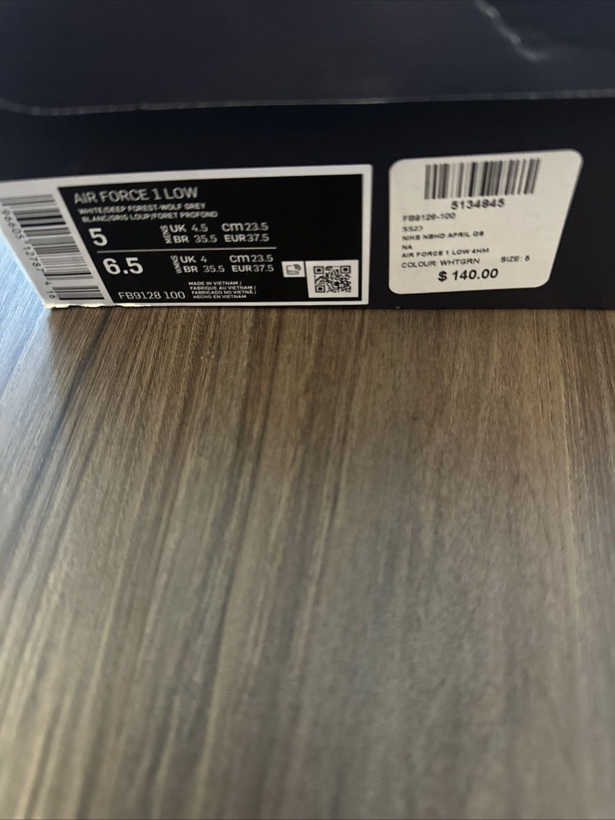Nike Nike LeBron James x Air Force 1 Low “Four Horsemen” – 6.5 Size US 6.5 / EU 39-40 - 4 Thumbnail