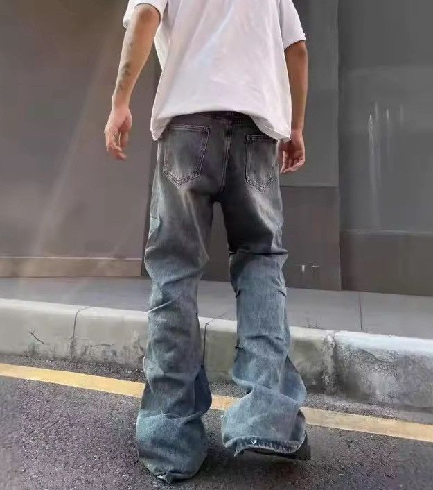 Japanese Brand Pleated Denim Pant Size US 31 - 2 Thumbnail