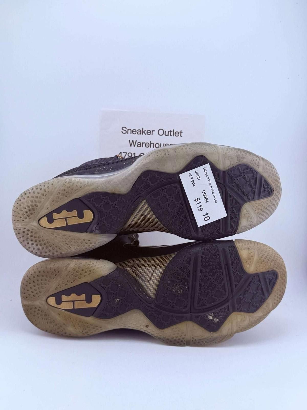 Nike Nike LeBron 9 Watch The Throne US 10 Used Rep Box D6984 Size US 10 / EU 43 - 5 Thumbnail