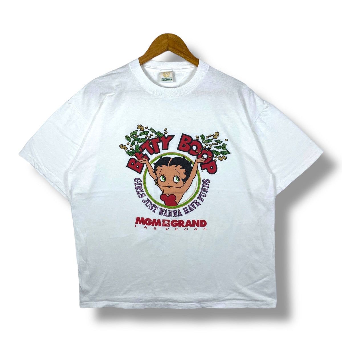 Cartoon Network Vintage 90's BETTY BOOP Mgm Grand Las Vegas Cartoon Tee Size US XL / EU 56 / 4 - 1 Thumbnail