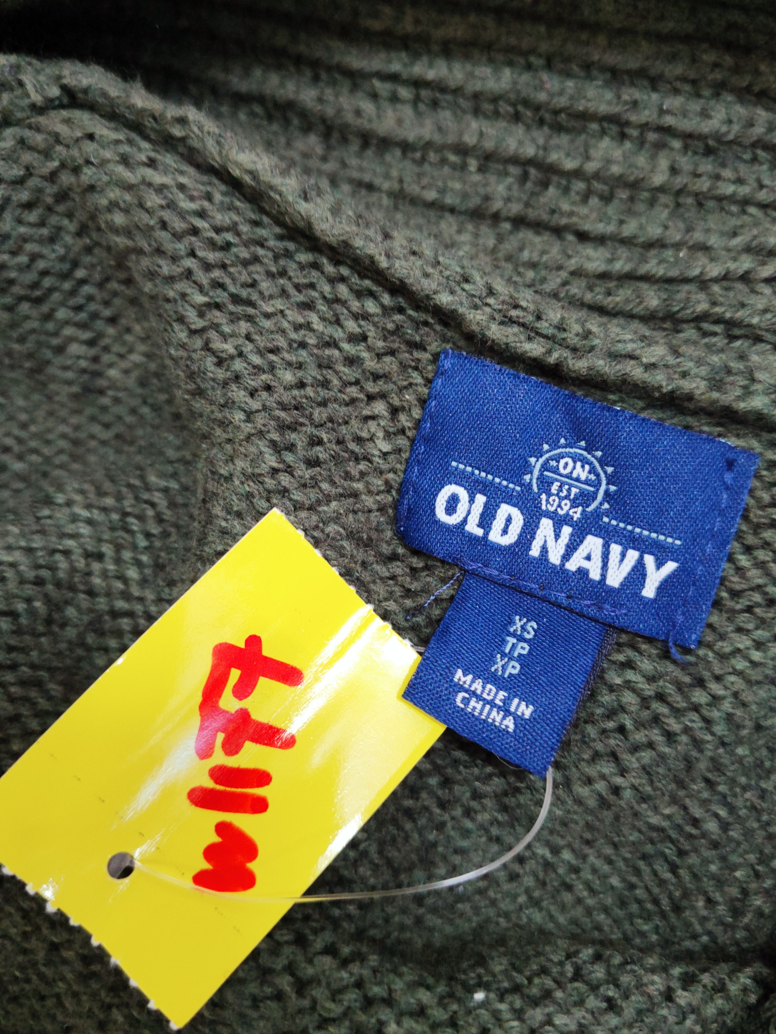Old Navy Old Navy Dark Green Knitwear Cardigan #W1177 Size US XS / EU 42 / 0 - 11 Thumbnail