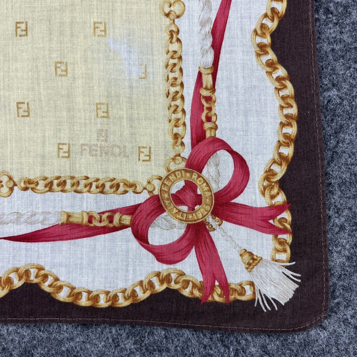 Vintage Vintage Fendi Handkerchief / Bandana / Neckerchief B753 Size ONE SIZE - 2 Thumbnail