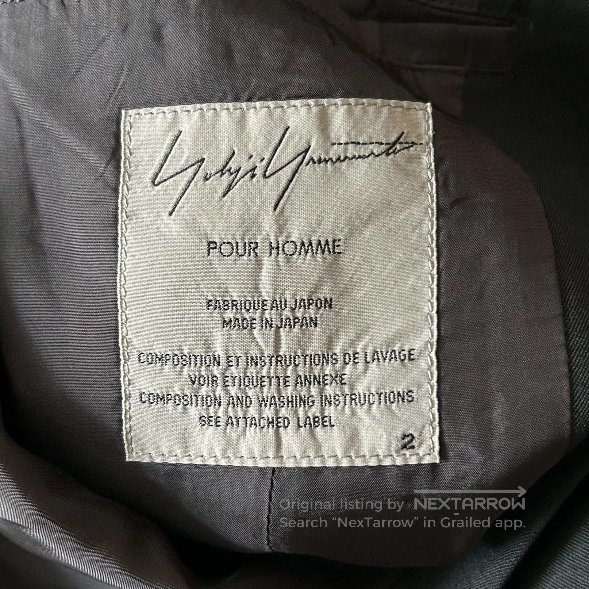 Yohji Yamamoto yohji yamamoto black tailored suit jacket. Size US S / EU 44-46 / 1 - 7 Thumbnail