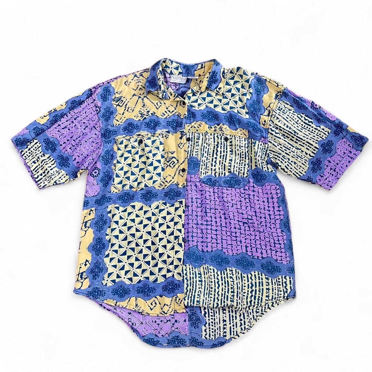 Vintage Vtg Passports of Pier 1 Imports Button Up Shirt - Size L Size US L / EU 52-54 / 3 - 1 Thumbnail
