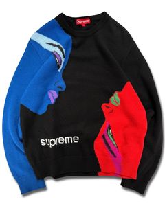 Supreme Faces Sweater | Grailed