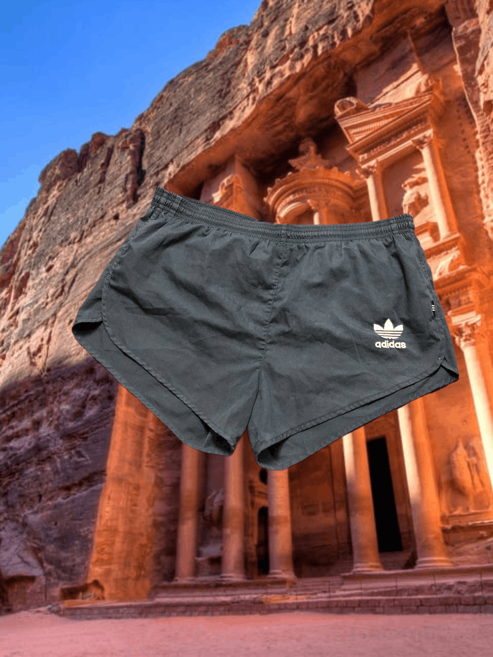 Adidas Vintage Shorts Adidas crazy Y2K logo sportwear Size 32" / US 10 / IT 46 - 1 Thumbnail