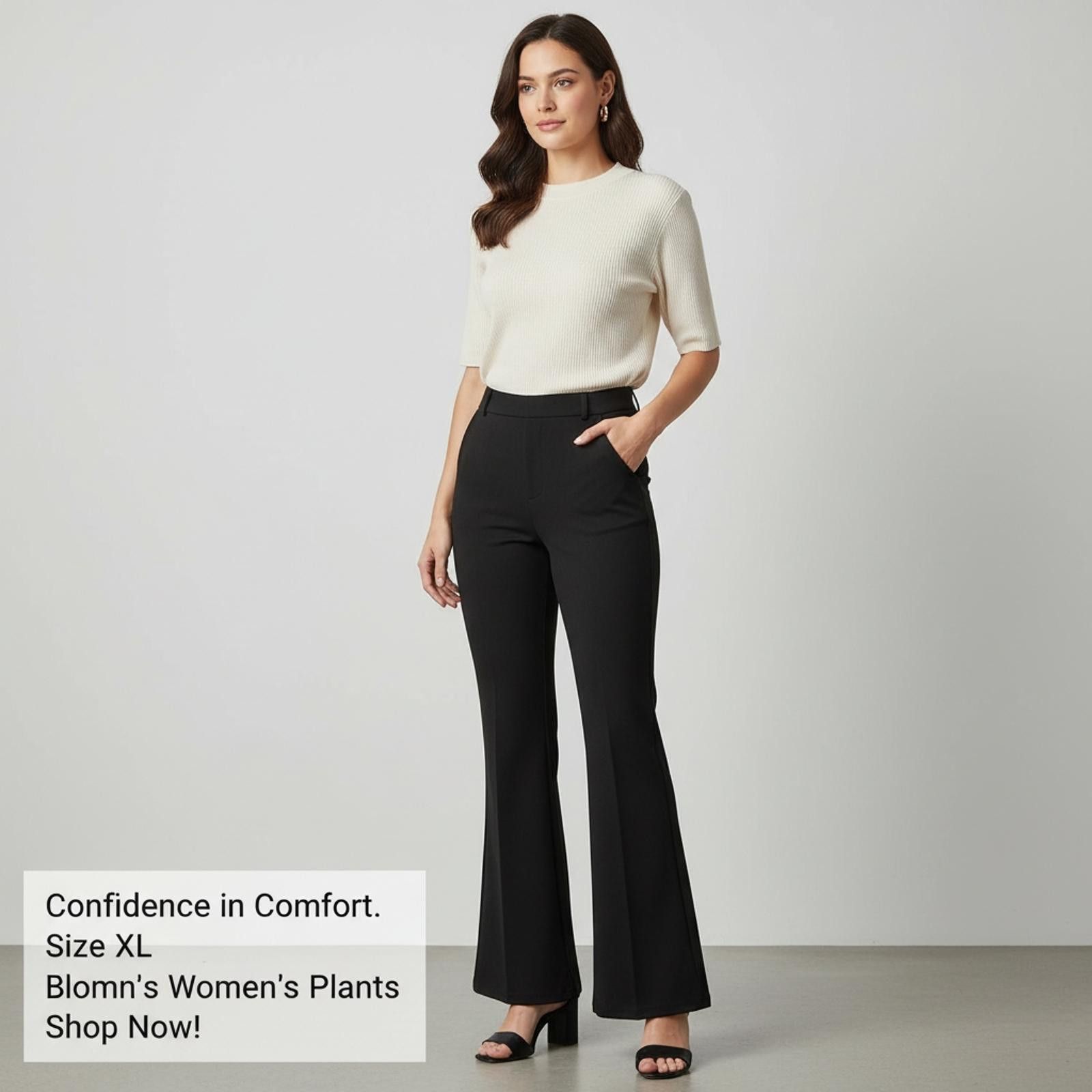 Other Women's Black Wide-Leg Pants Size XL Size XL / US 12-14 / IT 48-50 - 2 Thumbnail
