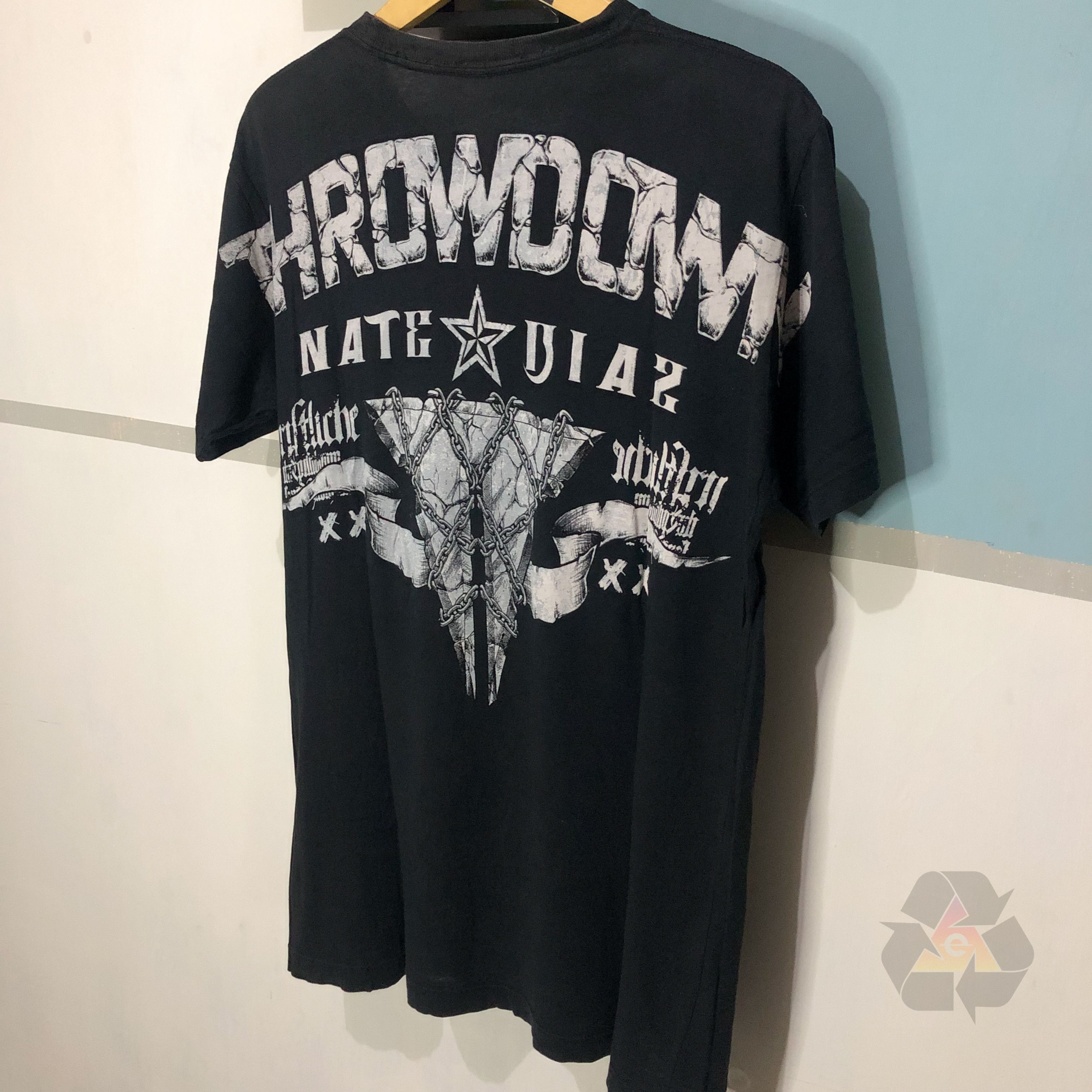 Affliction Vintage Throwdown Nate Biaz Big Logo T-Shirt Y2K Size US L / EU 52-54 / 3 - 9 Thumbnail