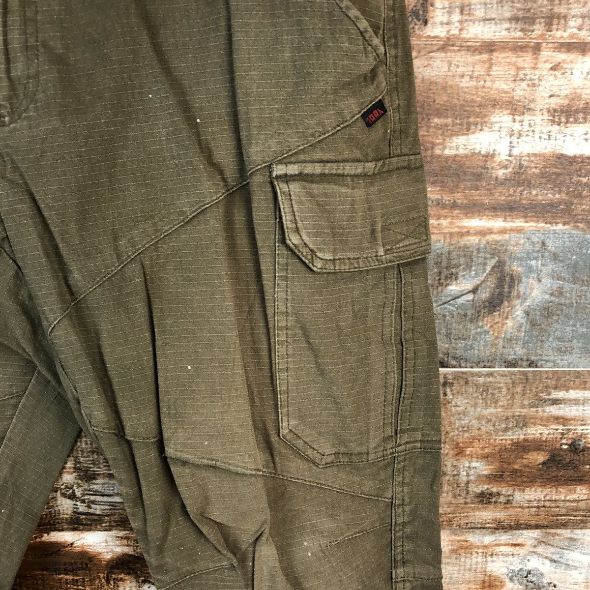 Japanese Brand Tora Green Cargo Multipocket Joggers Pants #A2533 Size US 28 / EU 44 - 10 Thumbnail