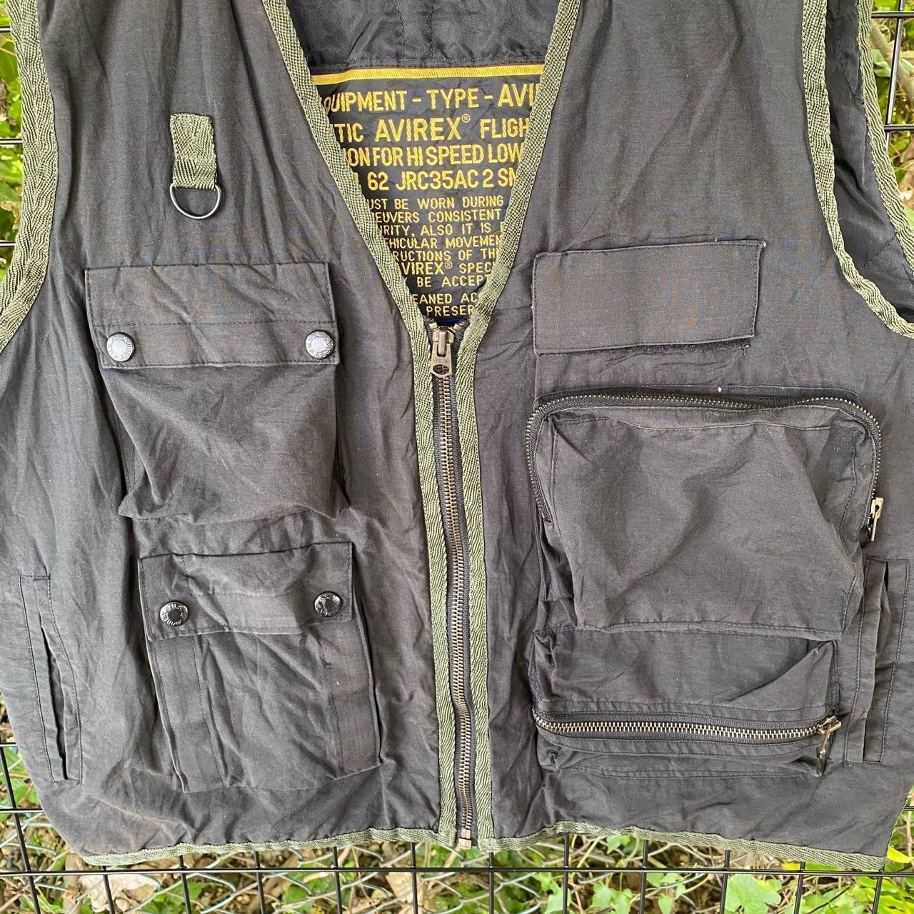 Avirex × Voodoo Tactical Vtg Avirex Flight Garment Navy Zipper Vest Size US M / EU 48-50 / 2 - 4 Thumbnail