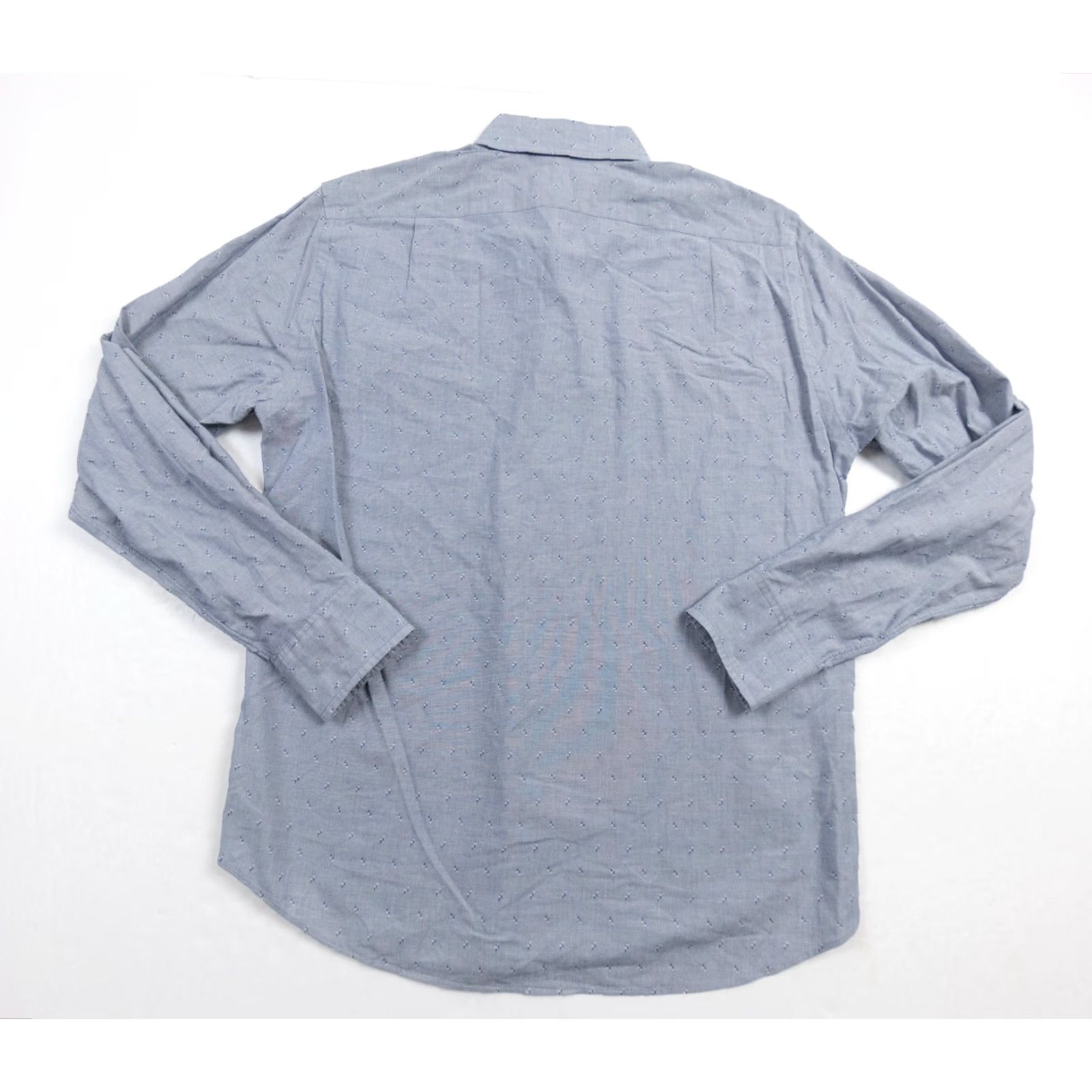 J.Crew J.CREW Men's Button-Up Shirt Medium Blue Long Sleeve Slim Fit Collared Solid Casual Workwear Size US M / EU 48-50 / 2 - 5 Thumbnail