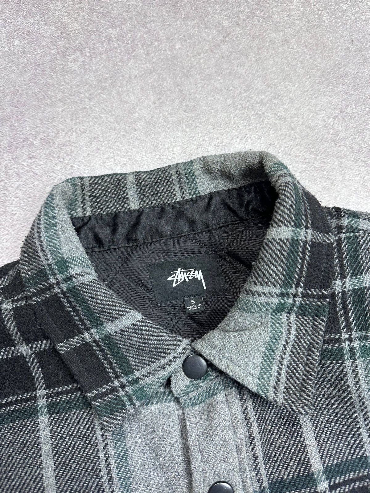 Stussy Vintage Stussy Check Overshirt Jacket S Size US S / EU 44-46 / 1 - 9 Thumbnail