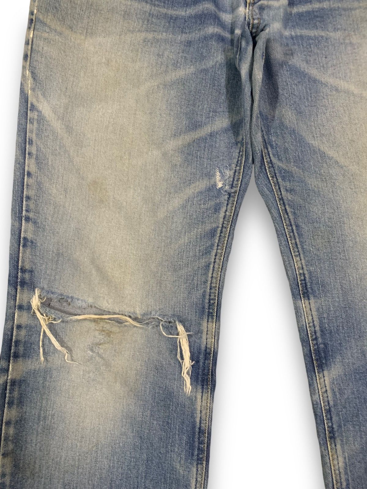 Lee Vintage Lee Riders x Edwin Mud Wash Distressed Grunge Jeans Size US 30 / EU 46 - 6 Thumbnail