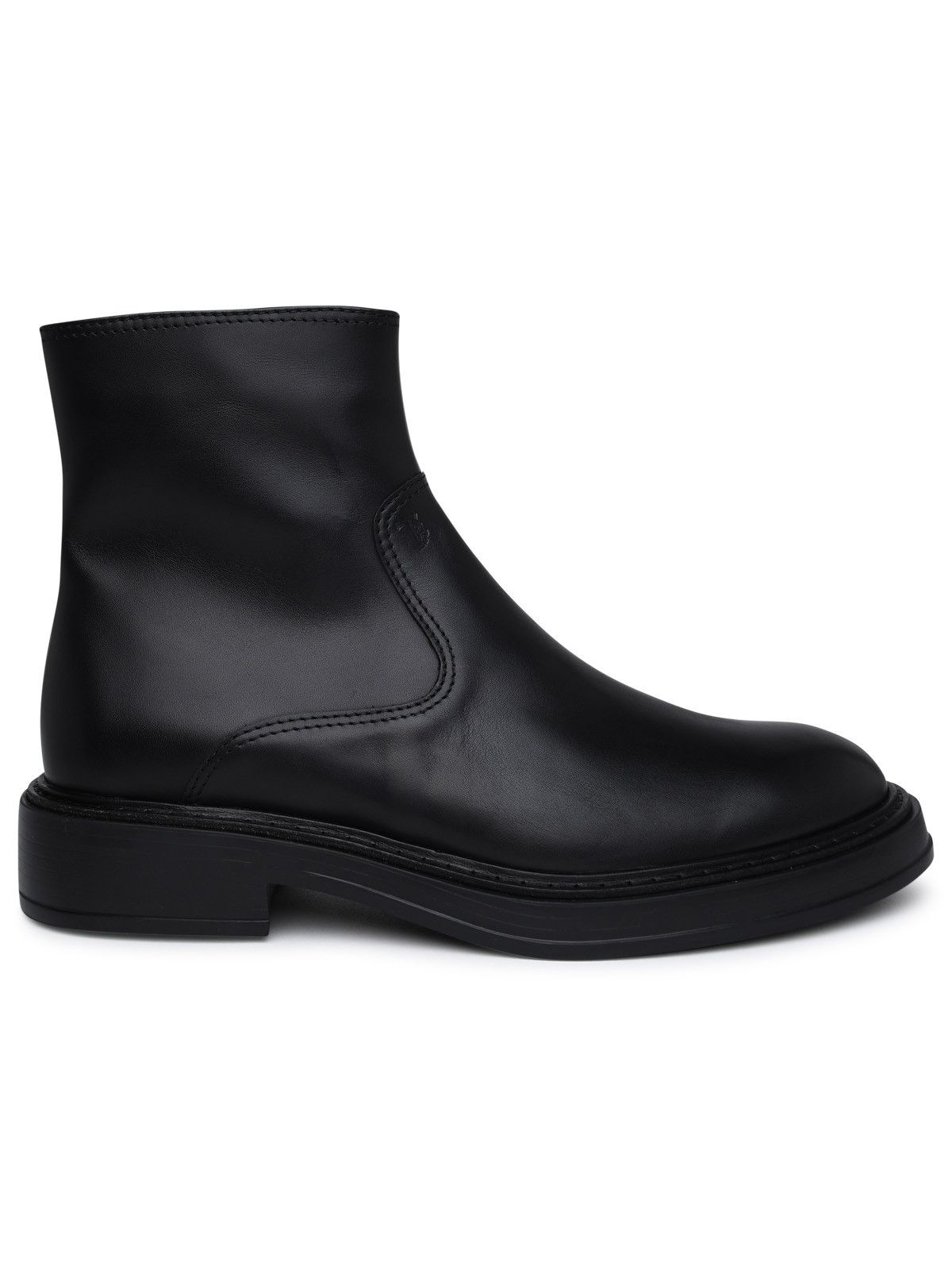 image of Tods Tod's Black Leather Ankle Boots, Men's (Size 9)