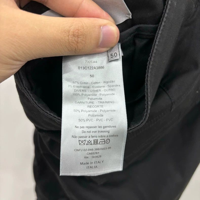 Dior Dior Plush logo side pocket workwear pants Size US 34 / EU 50 - 5 Thumbnail