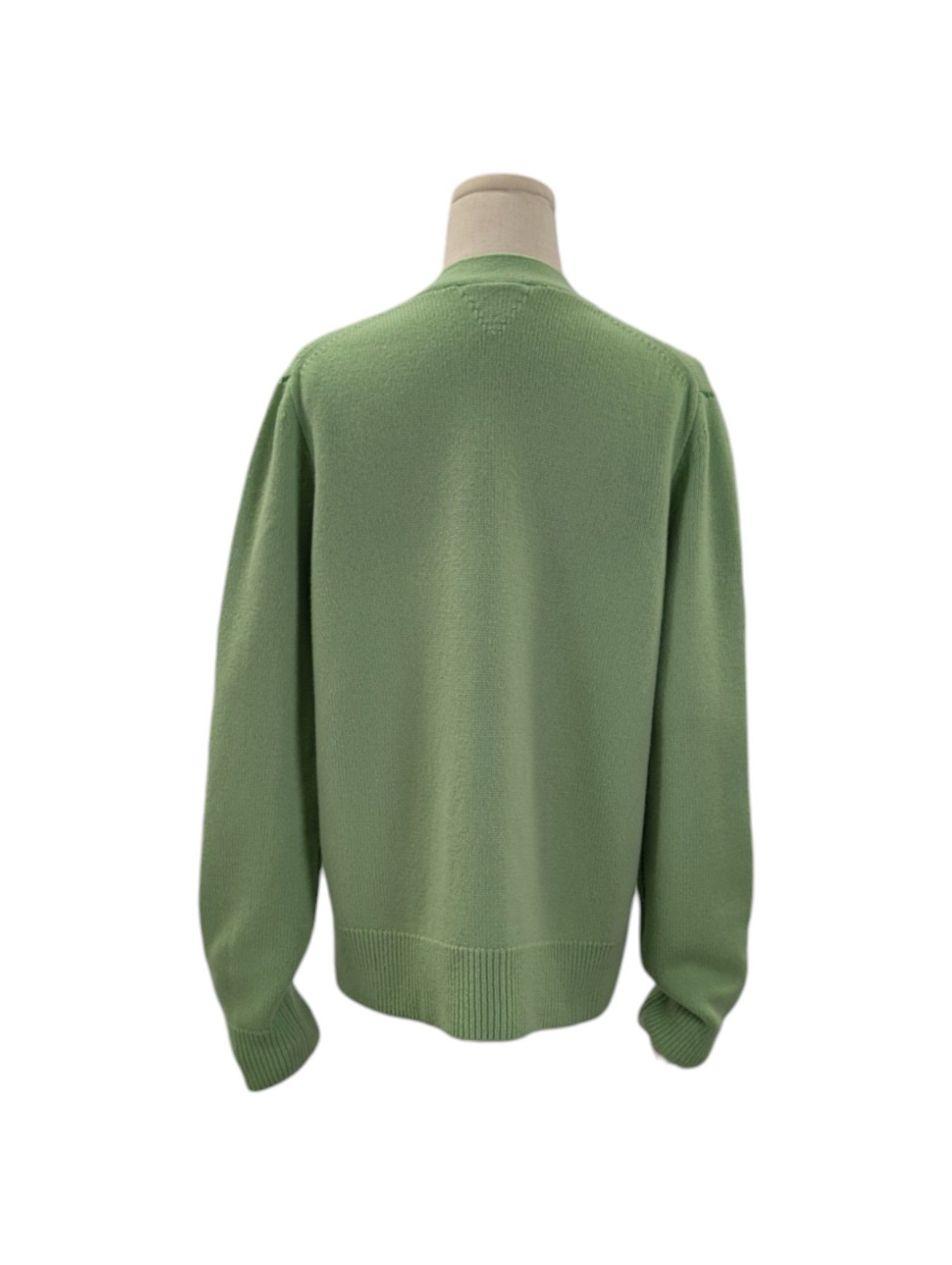 Bottega Veneta Light Green 5-Button Wool Cardigan Size S / US 4 / IT 40 - 2 Thumbnail