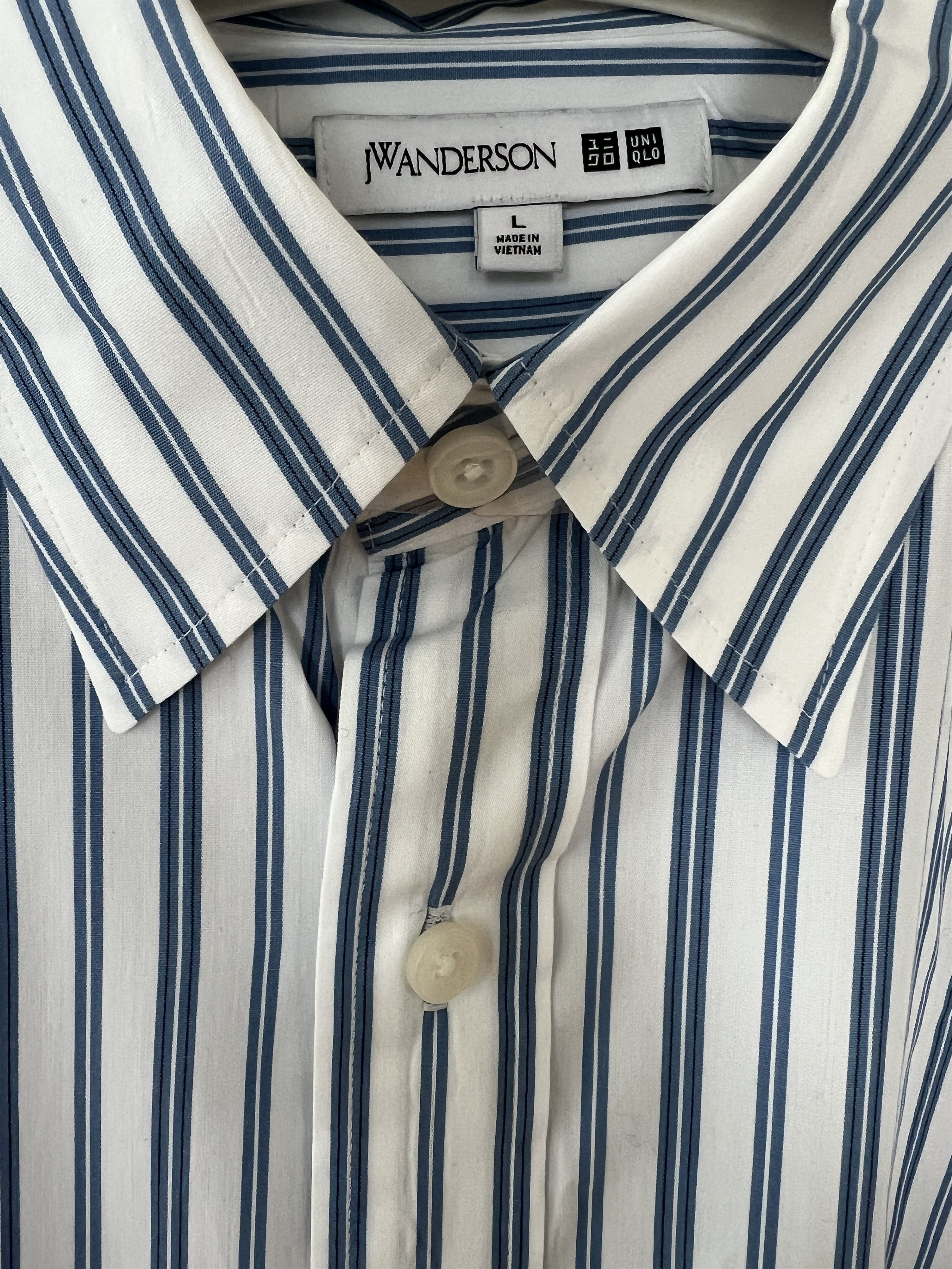 JW Anderson × Uniqlo JW Anderson Uniqlo Button Up Long Sleeve Shirt Size US L / EU 52-54 / 3 - 6 Thumbnail