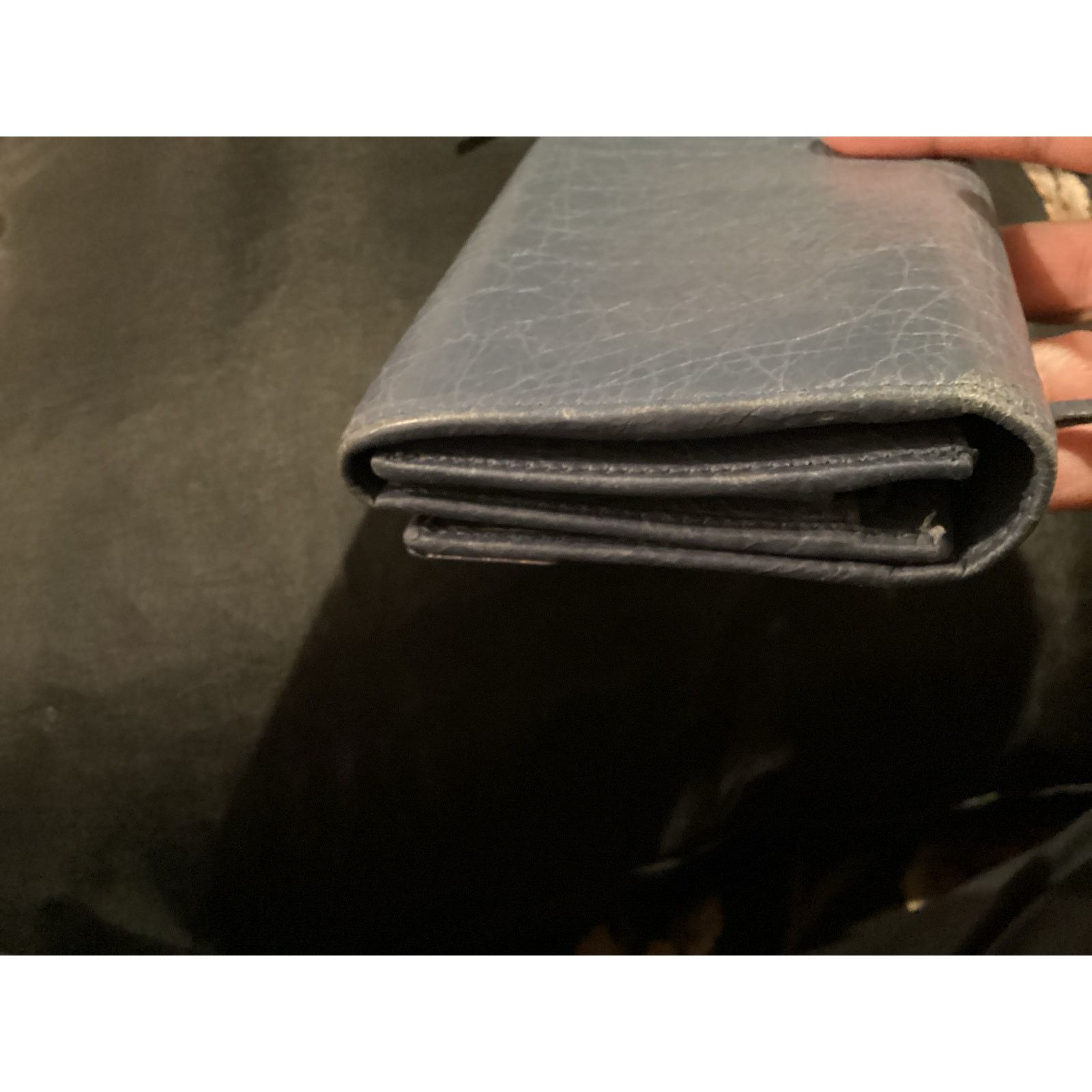 Balenciaga BALENCIAGA Leather Classic Money Bifold Wallet Size ONE SIZE - 8 Thumbnail