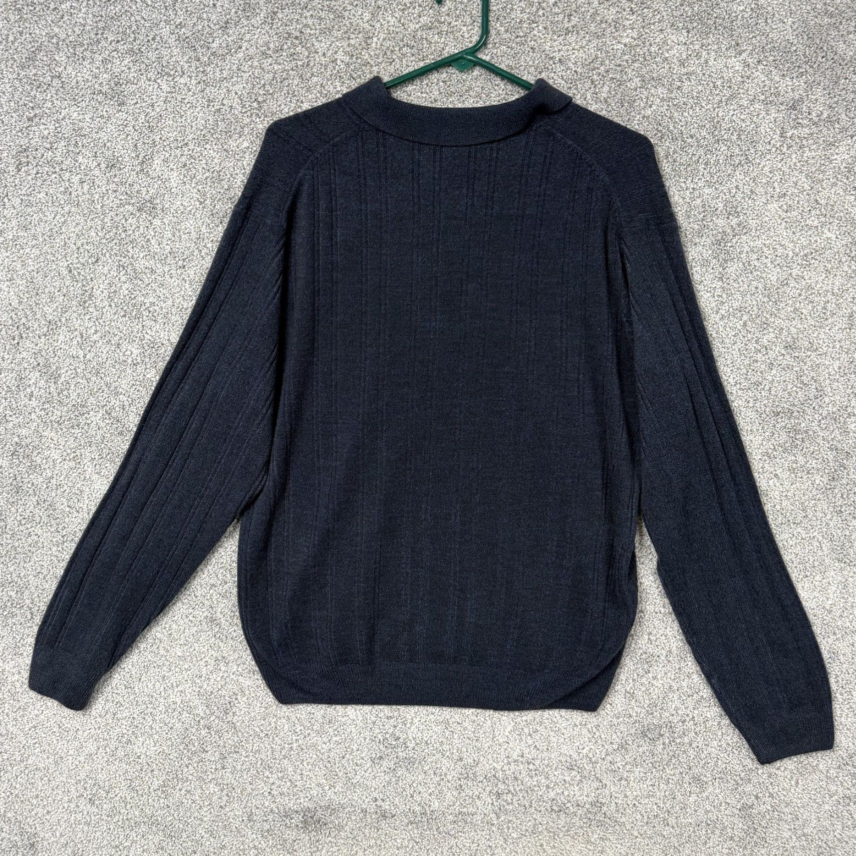 Dockers VINTAGE Dockers Polo Sweater Blue L Men Pullover Knit Size US L / EU 52-54 / 3 - 7 Thumbnail