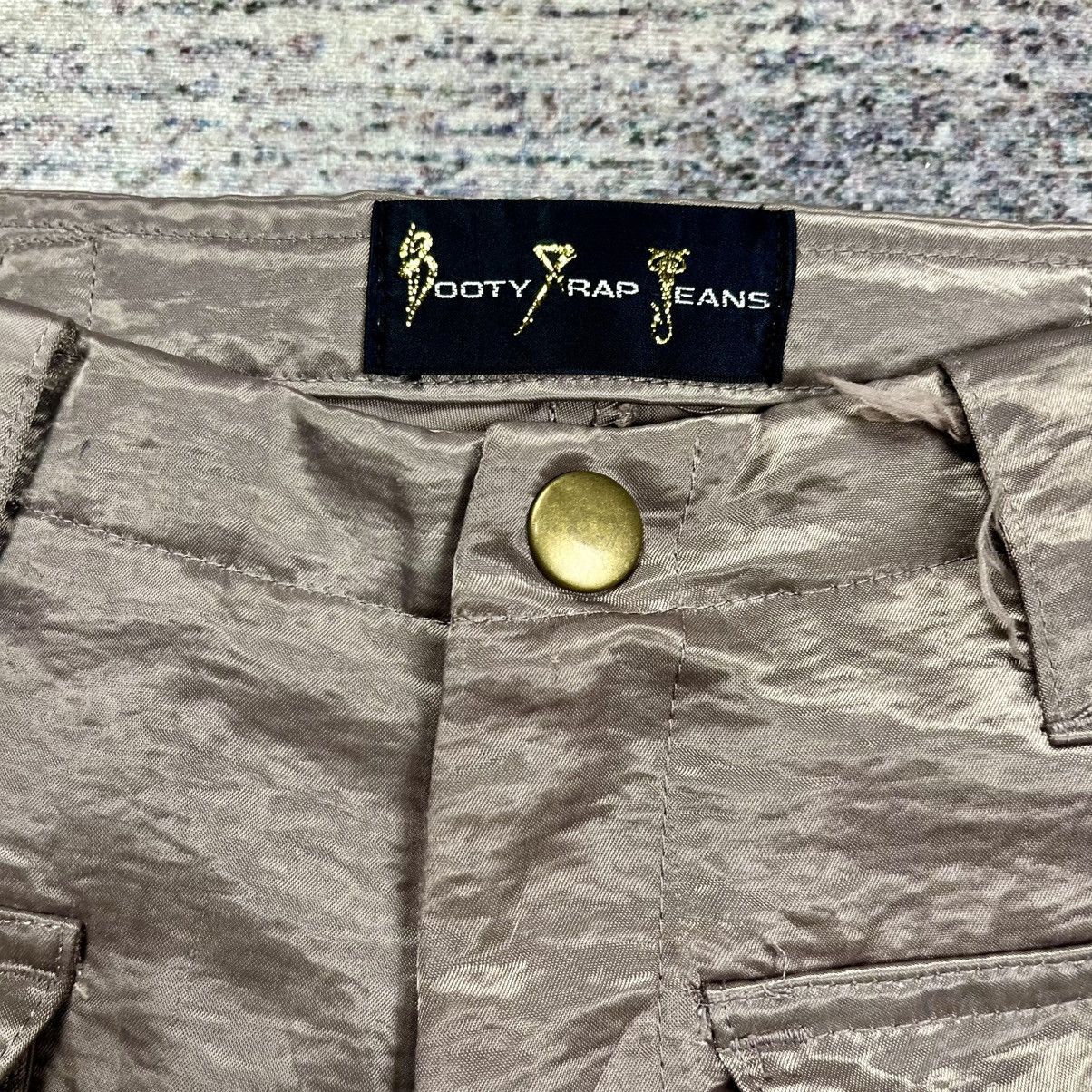 If Six Was Nine GOA Style 2000s BTJ - Sateen Cargo Pants Size US 29 - 13 Thumbnail