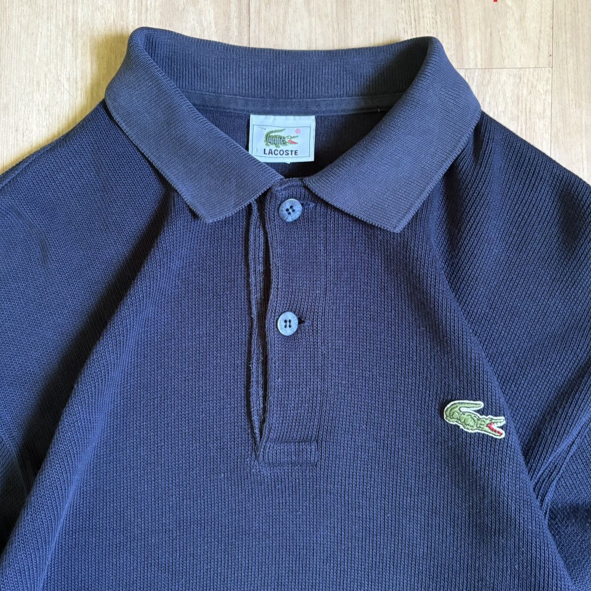 Designer × Lacoste × Vintage Vintage Lacoste Button-up Sweatshirts Size US L / EU 52-54 / 3 - 4 Thumbnail