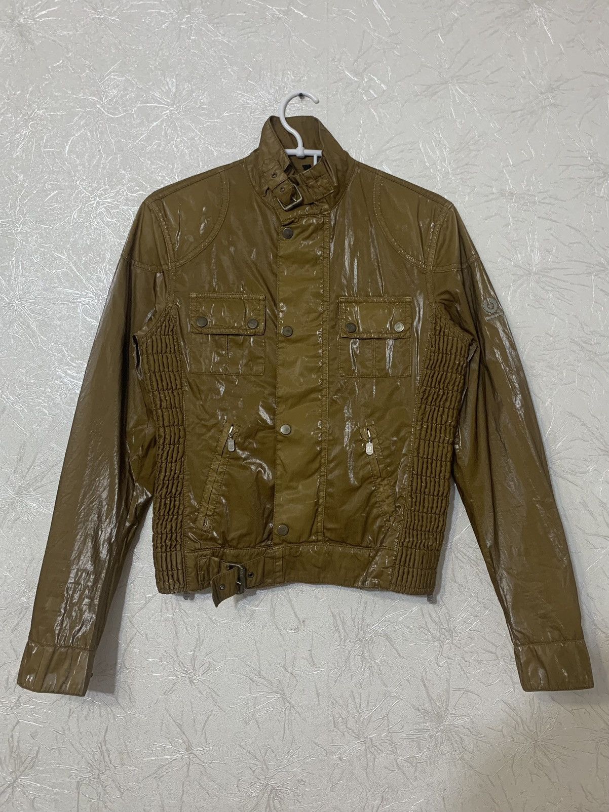 Belstaff Belstaff Gold Label Biker Gold Metallic Jacket Made In Italy Size M / US 6-8 / IT 42-44 - 1 Thumbnail