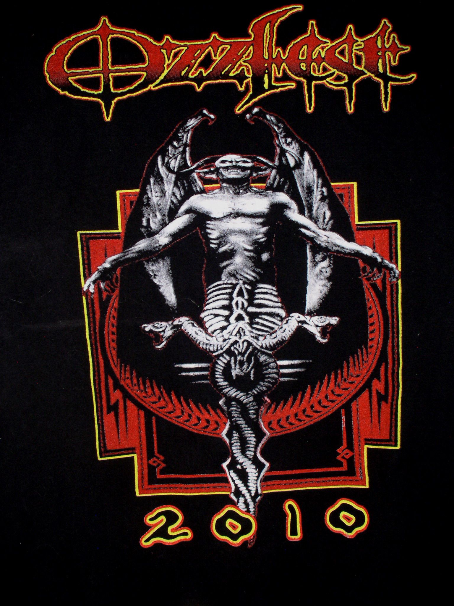 Ozzy Osbourne Ozzfest Ozzy Osbourne Motley Crue Concert Shirt Vintage 2010 Size US L / EU 52-54 / 3 - 3 Thumbnail