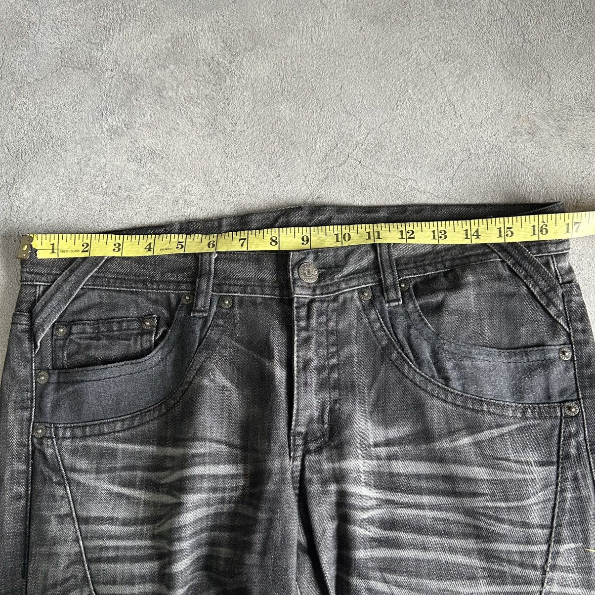 Tornado Mart ( Rare🤩 ) Tornado Mart Art Tribal Flared Jeans Size US 33 - 14 Thumbnail