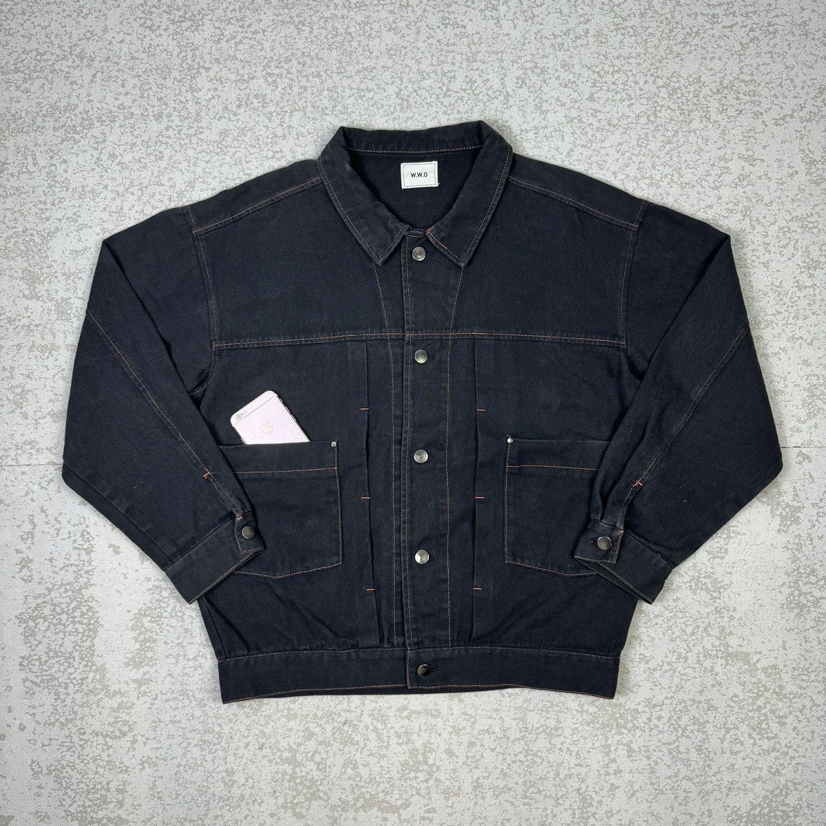 Japanese Brand W.W.G Button Up Denim Jacket Size US L / EU 52-54 / 3 - 1 Thumbnail
