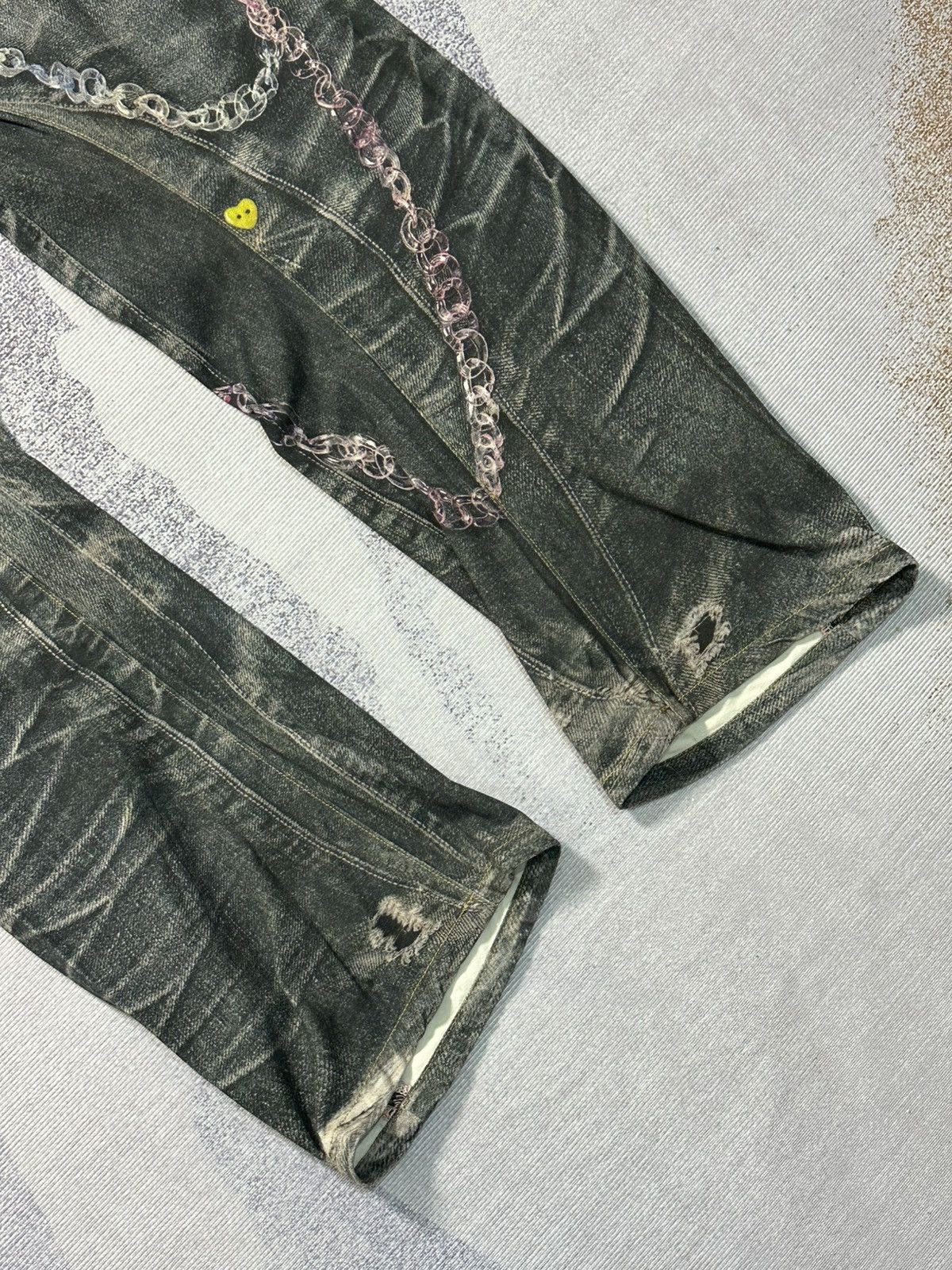 Acne Studios Acne Studios SS25 Candy Chain 3D Printed Vintage Wash 44 Size US 30 / EU 46 - 9 Thumbnail