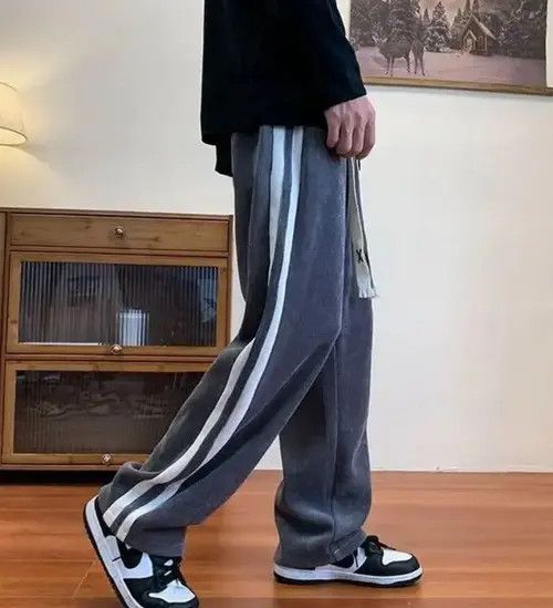 Japanese Brand Chiyuri x Fumie Strip Casual Sweatpant Size US 31 - 4 Thumbnail