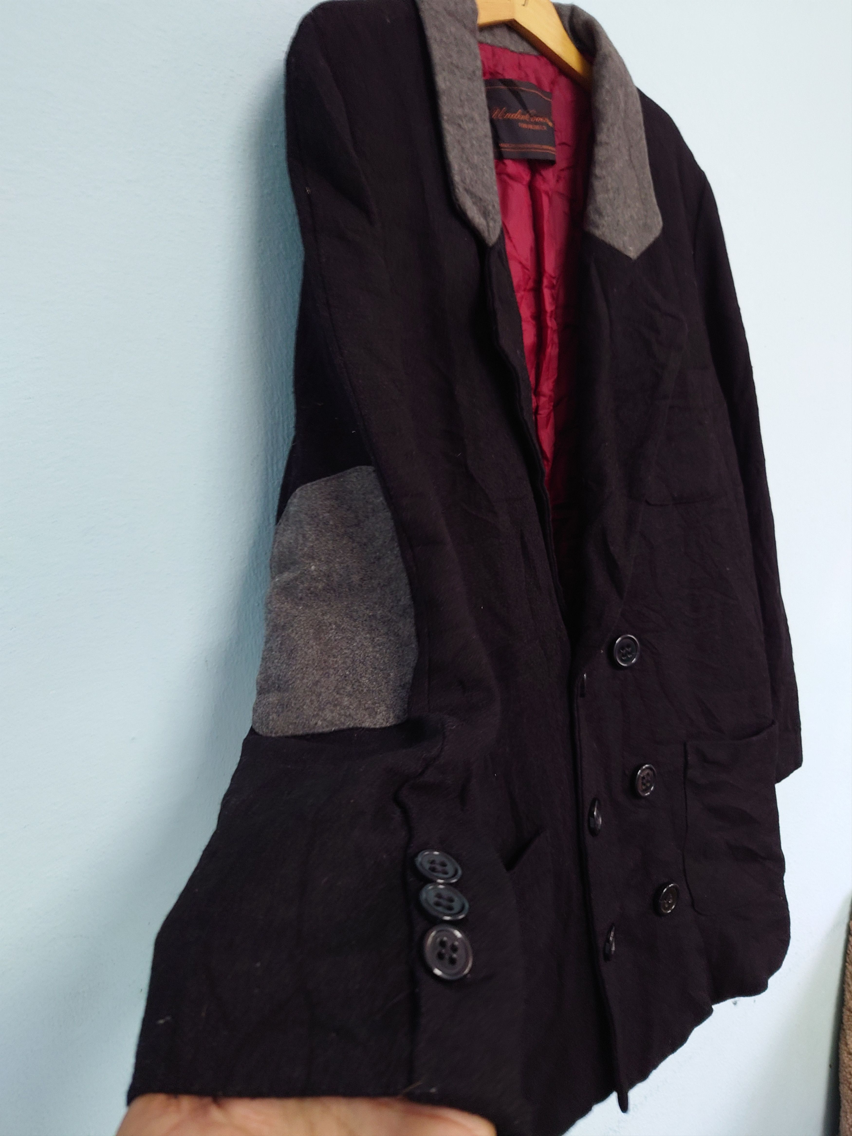 Undercover Undercoverism For Rebel 90s Distress Wool Blazer Jacket Size US M / EU 48-50 / 2 - 6 Thumbnail
