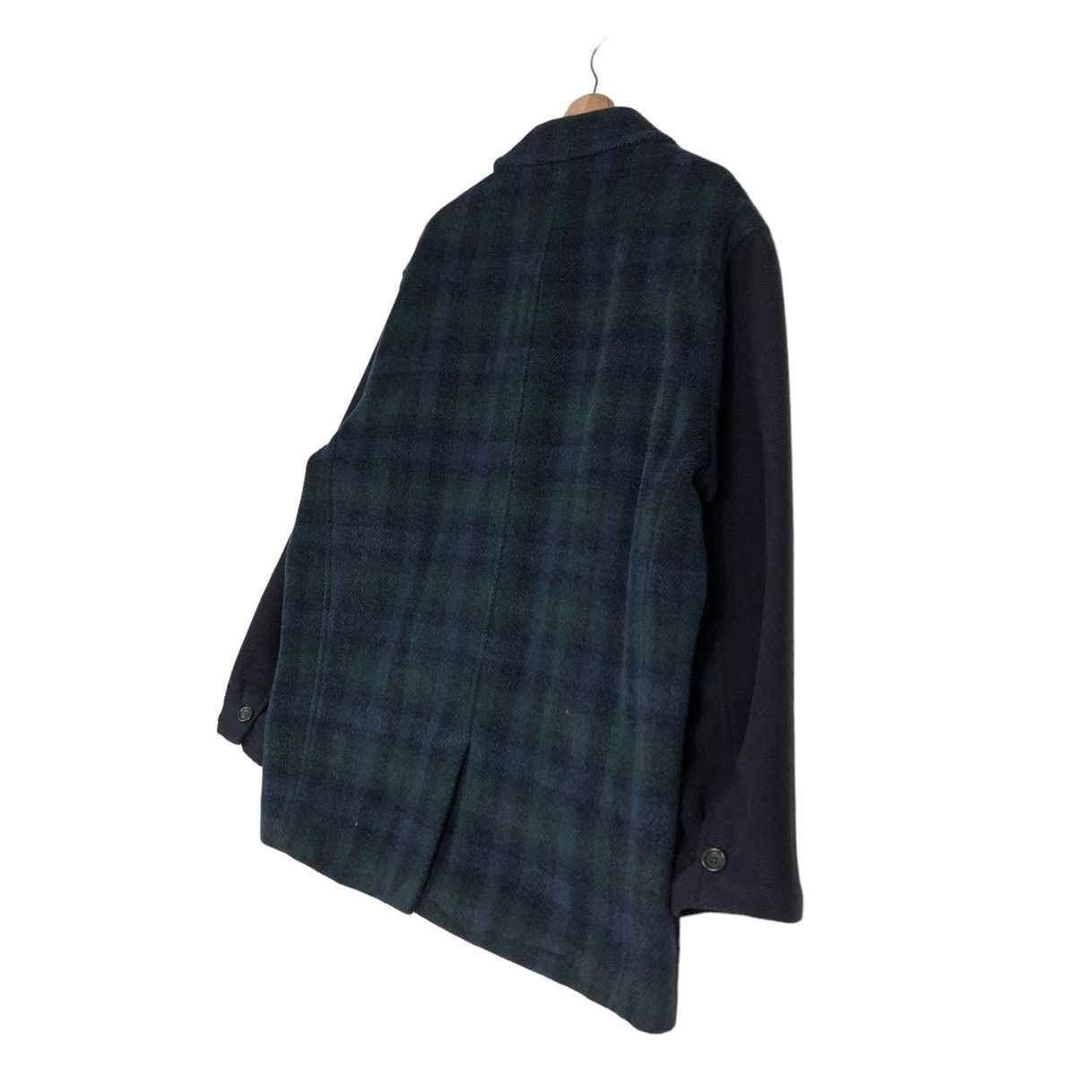 Japanese Brand VINTAGE WOOL DOUBLE BREAST BIKER JACKET RENOWN ISSEY MIYAKE Size US M / EU 48-50 / 2 - 10 Thumbnail