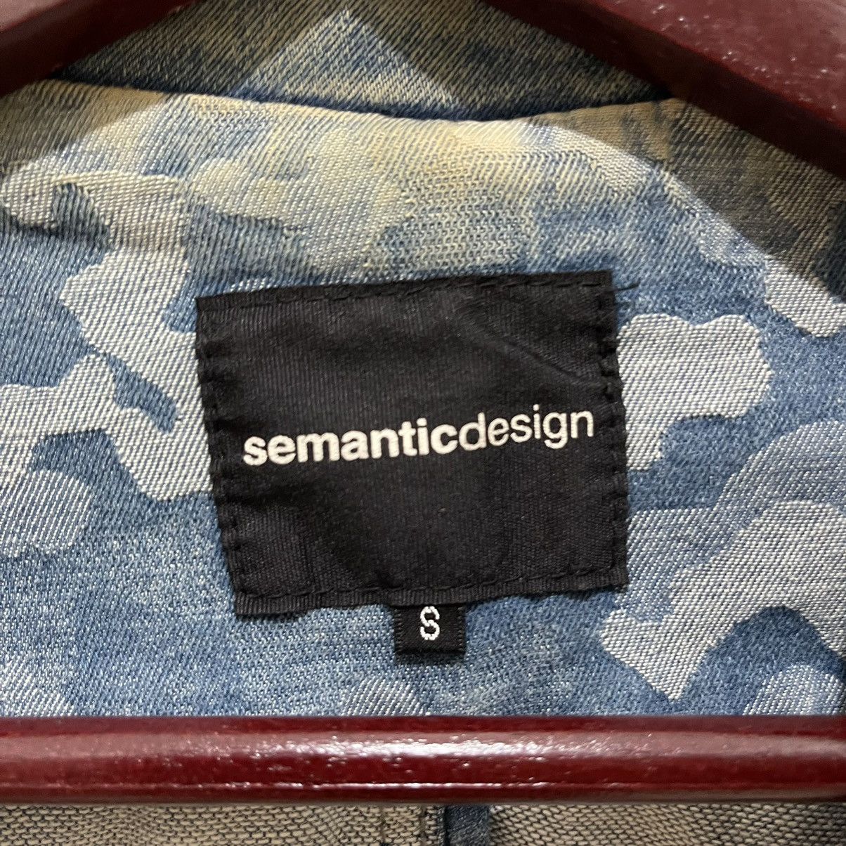 If Six Was Nine × Japanese Brand × semanticdesign Semantic Design Distressed Denim Jacket Size US S / EU 44-46 / 1 - 13 Thumbnail