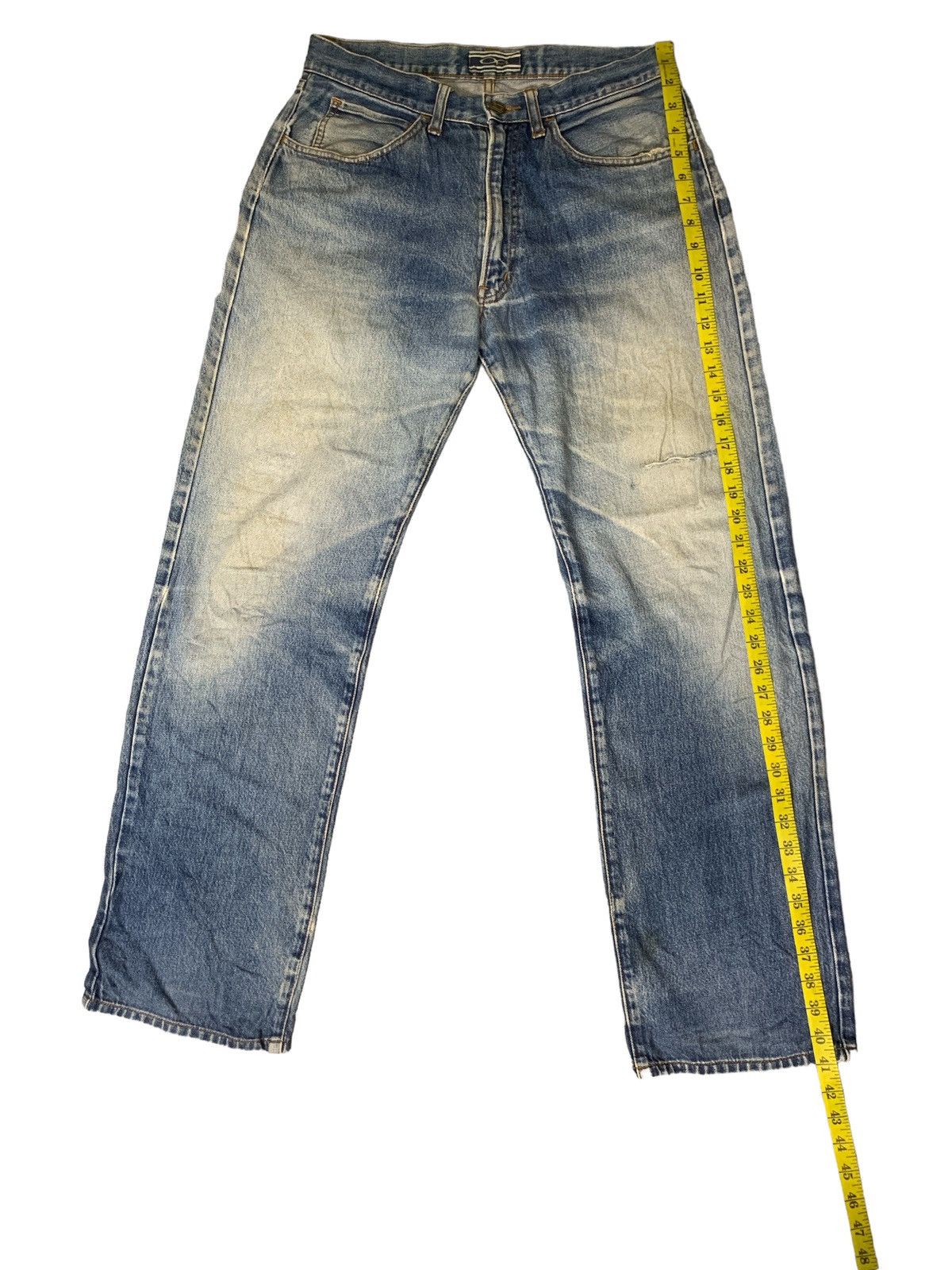 Ocean Pacific Rare Design Ocean Pacific Destressed Denim Size US 31 - 11 Thumbnail