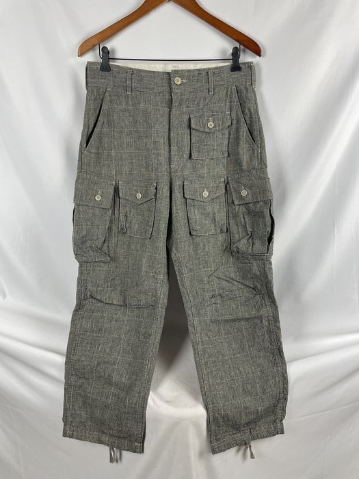 Engineered Garments Engineered Garments FA Cargo Pants Glen Check Men’s ...
