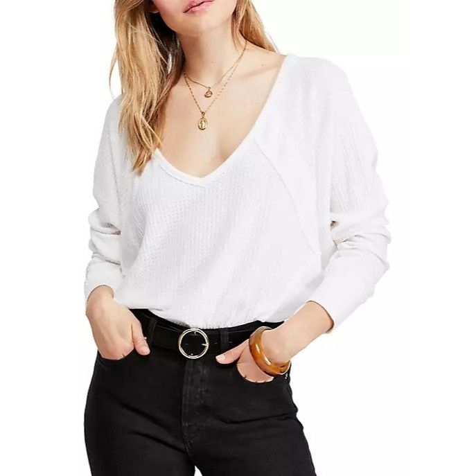 Free People NWT Free People Santa Clara Thermal Top Grailed