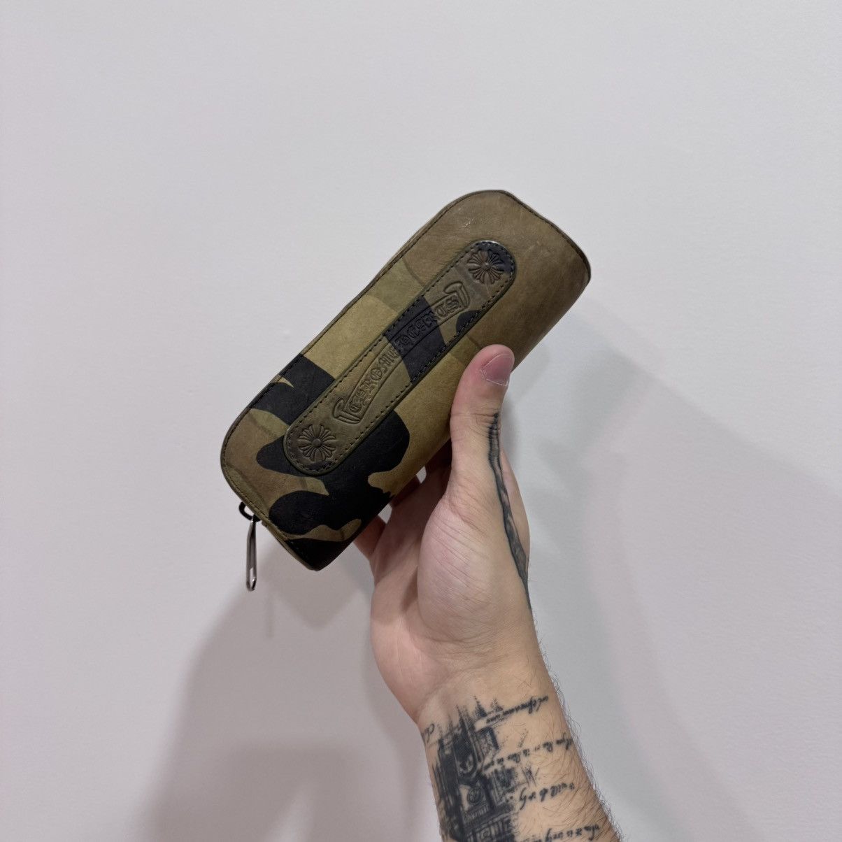 Chrome Hearts Leather Camouflage Sunglasses Case