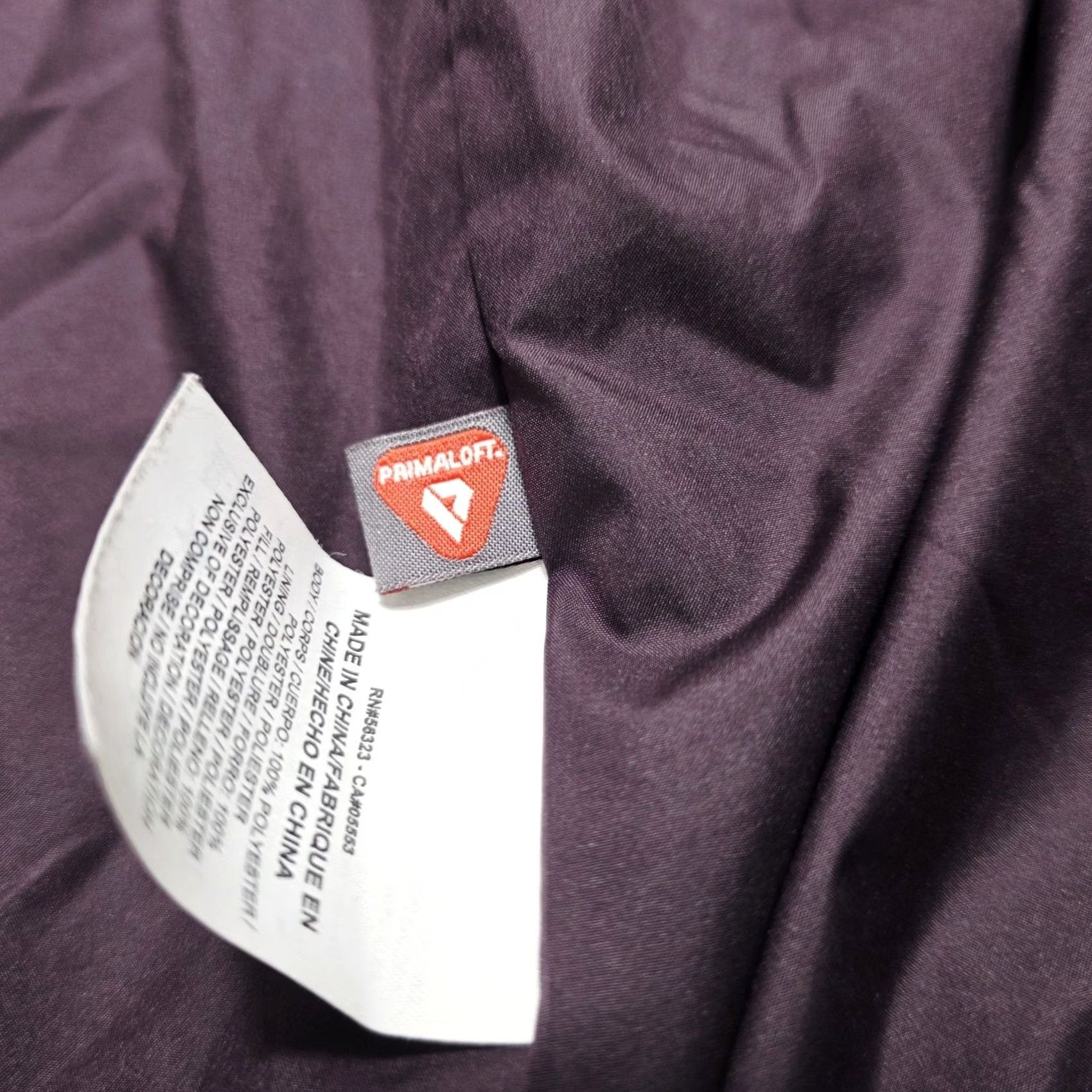 Nike Nike Womens Jacket PrimaLoft Quilted Snap Button Purple Medium 854747-609 Size M / US 6-8 / IT 42-44 - 5 Thumbnail