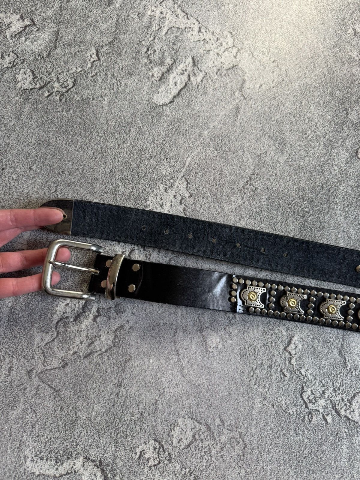 Cowboy Equipment 90s Belt vintage retro cowboy if six was nine L.G.B. Western Size ONE SIZE - 6 Thumbnail