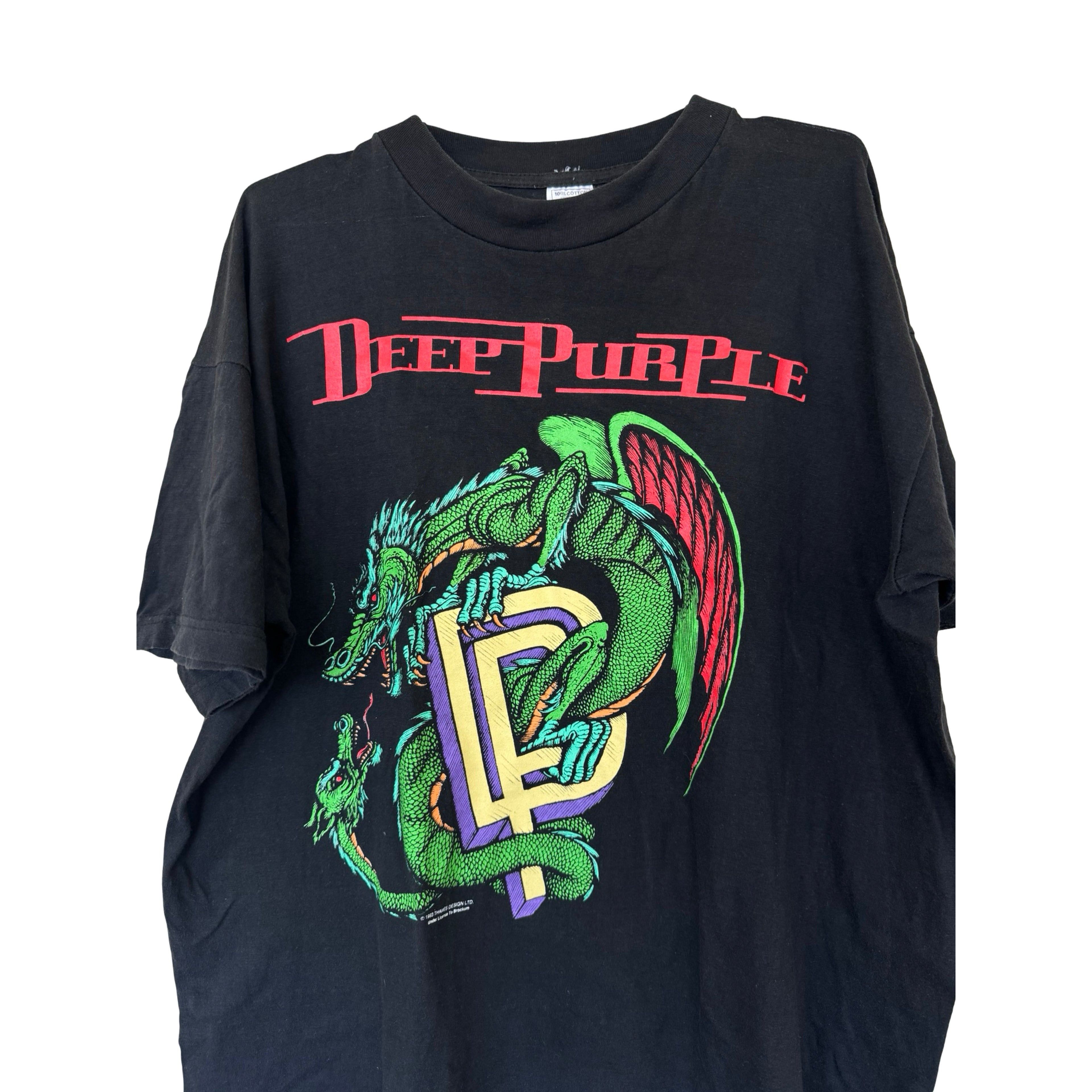 Vintage Deep Purple World Tour 1993 Size US XL / EU 56 / 4 - 3 Thumbnail
