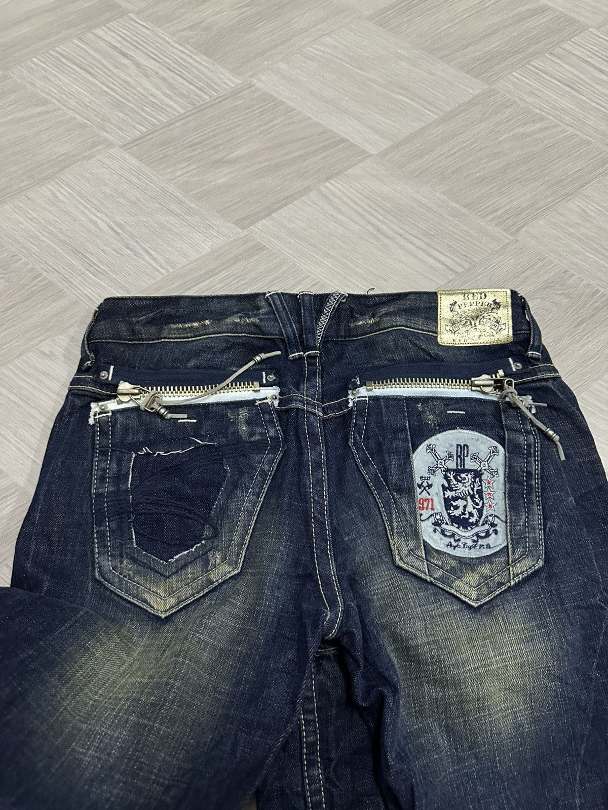 If Six Was Nine Vintage Y2K Red Pepper Denim Acid Wash Pant Size US 29 - 18 Thumbnail