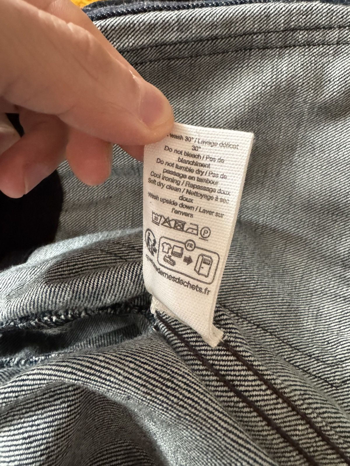 Lemaire Lemaire Indigo Trucker Jacket (46) Size US S / EU 44-46 / 1 - 5 Thumbnail