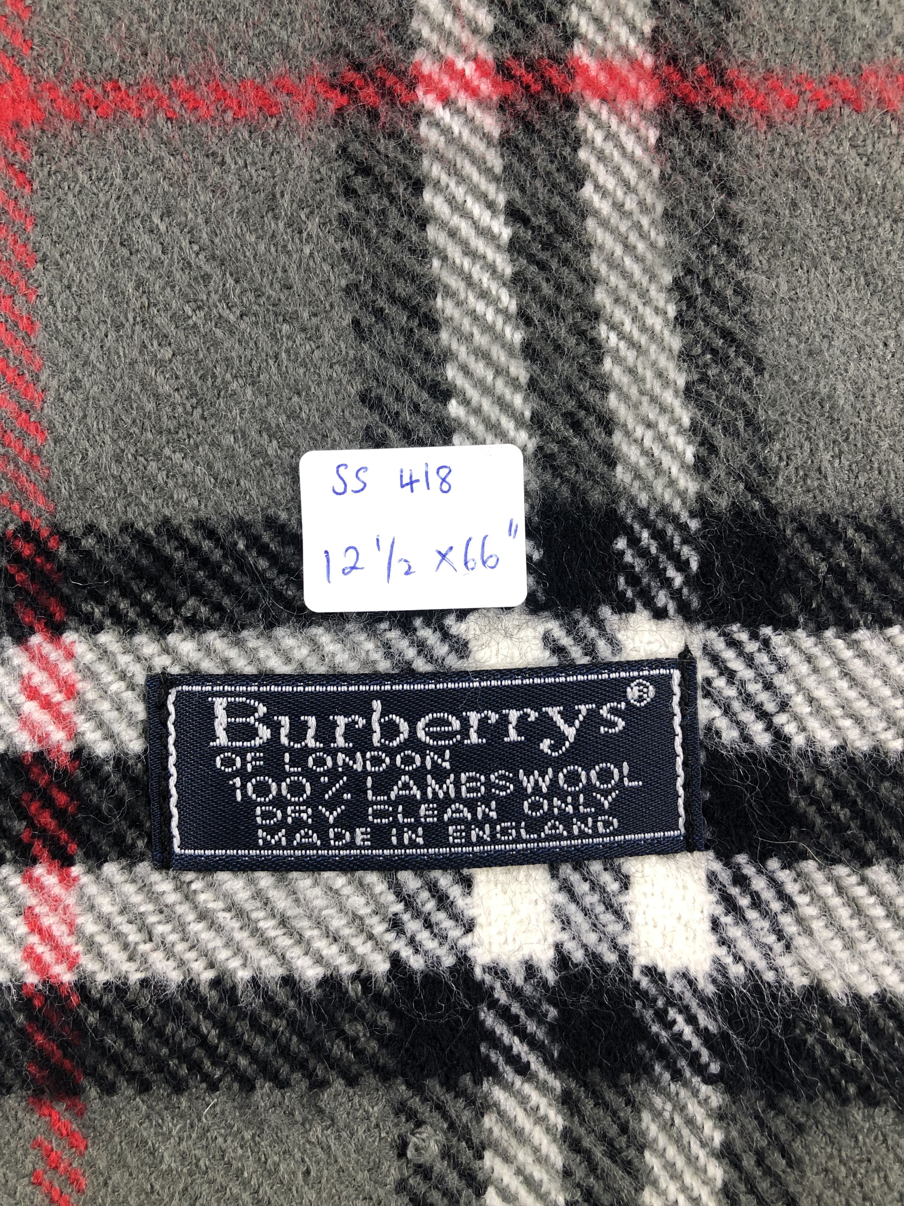 Burberry Burberry Scarf / Muffler / Neckwear Lambswool Size ONE SIZE - 4 Thumbnail